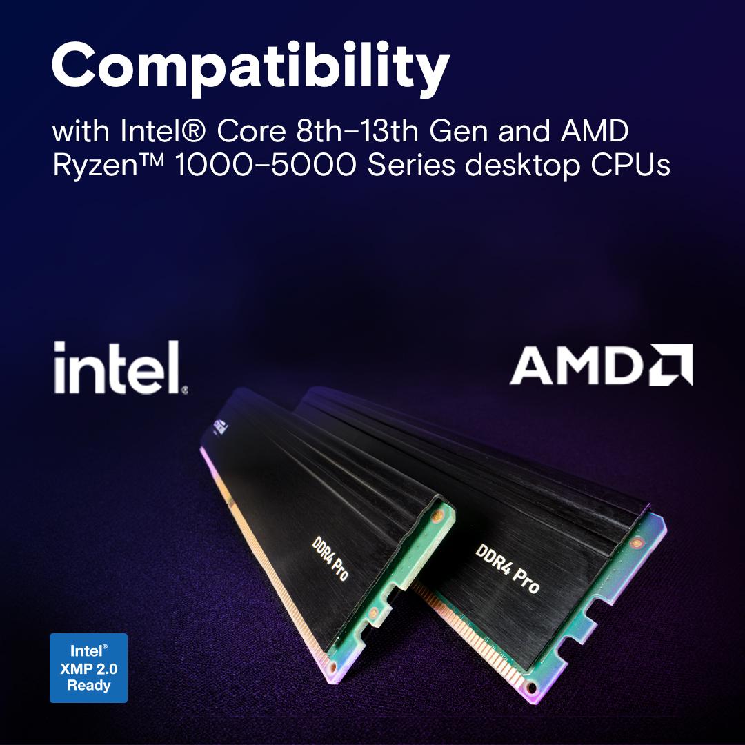 Image of Crucial Pro 32GB DDR4 RAM 3200MHz Desktop RAM / Memory, CP32G4DFRA32A, 10 Year Warranty