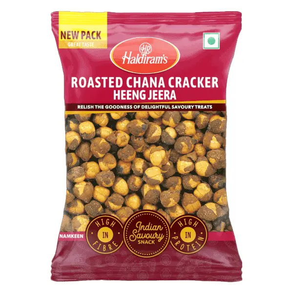Haldiram’s Roasted Chana Cracker Heeng Jeera – 200g | Tasty & Crunchy Namkeen