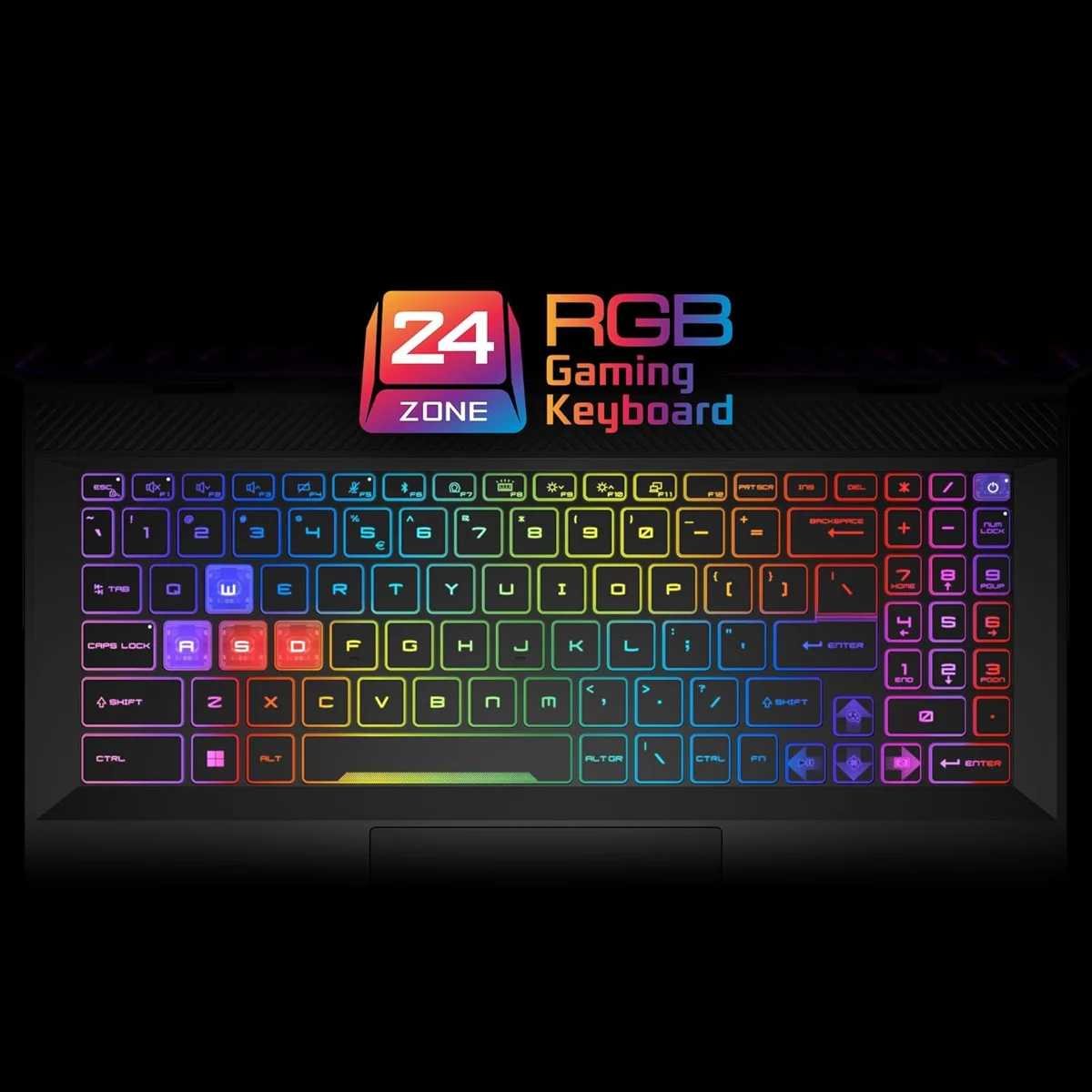 MSI Sword 16 HX, Intel Core i9-14900HX 14th generation, 16GB GB DDR5 RAM or Memory, 1TB NVMe SSD, NVIDIA GeForce RTX 4060 GDDR6 8GB, 16" FHD+ (1920 x 1200), 144Hz, IPS-level, Windows 11 Home, Cosmos Gray, 2.3 Kg, B14VFKG-287IN, 2 Year Warranty image 6