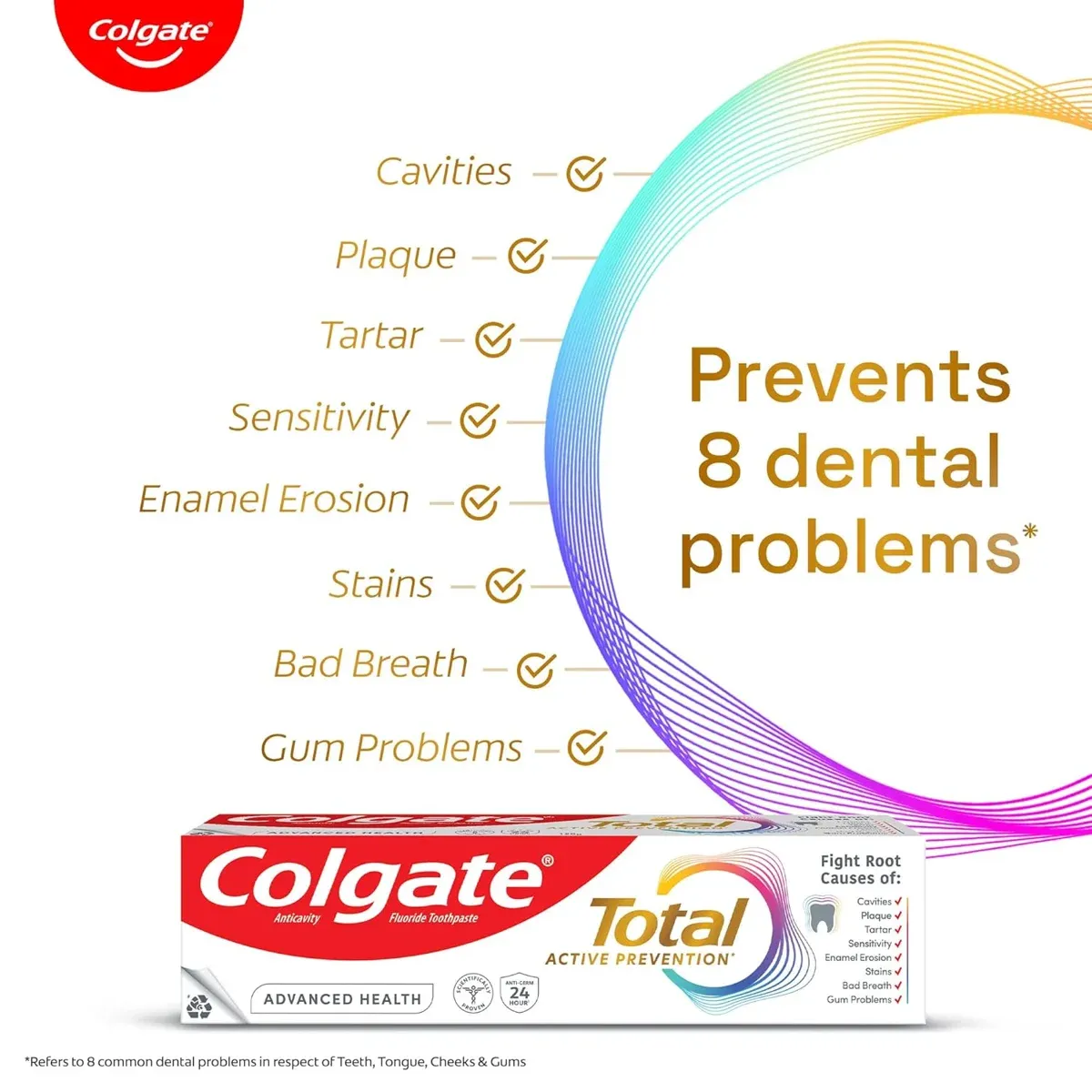 Colgate Total 80gm Advanced Health Antibacterial Toothpaste, image 8