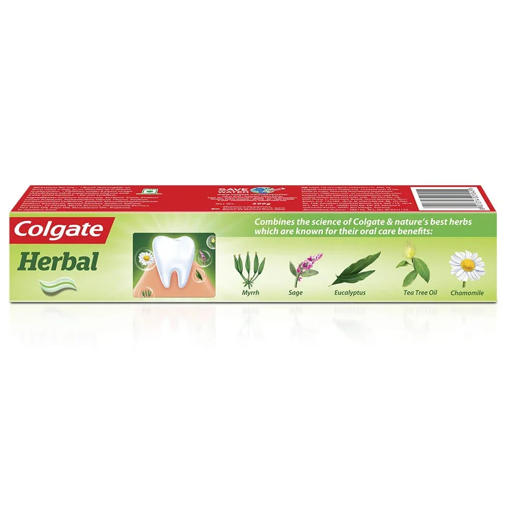 Colgate Herbal Oral Care Toothpaste, Goodness of Natural Ingredients for Healthy Teeth, 200g image 6