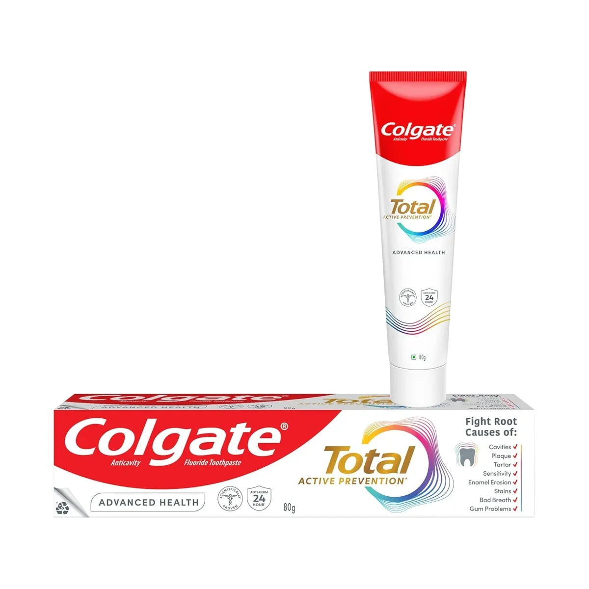 Colgate Total 80gm Advanced Health Antibacterial Toothpaste, image 10