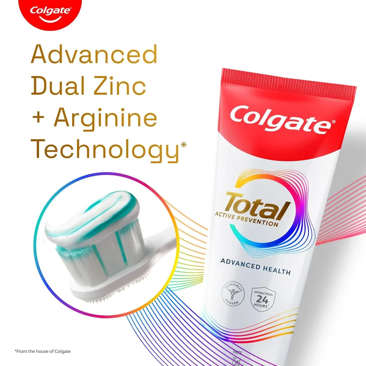 Colgate Total 80gm Advanced Health Antibacterial Toothpaste, image 5