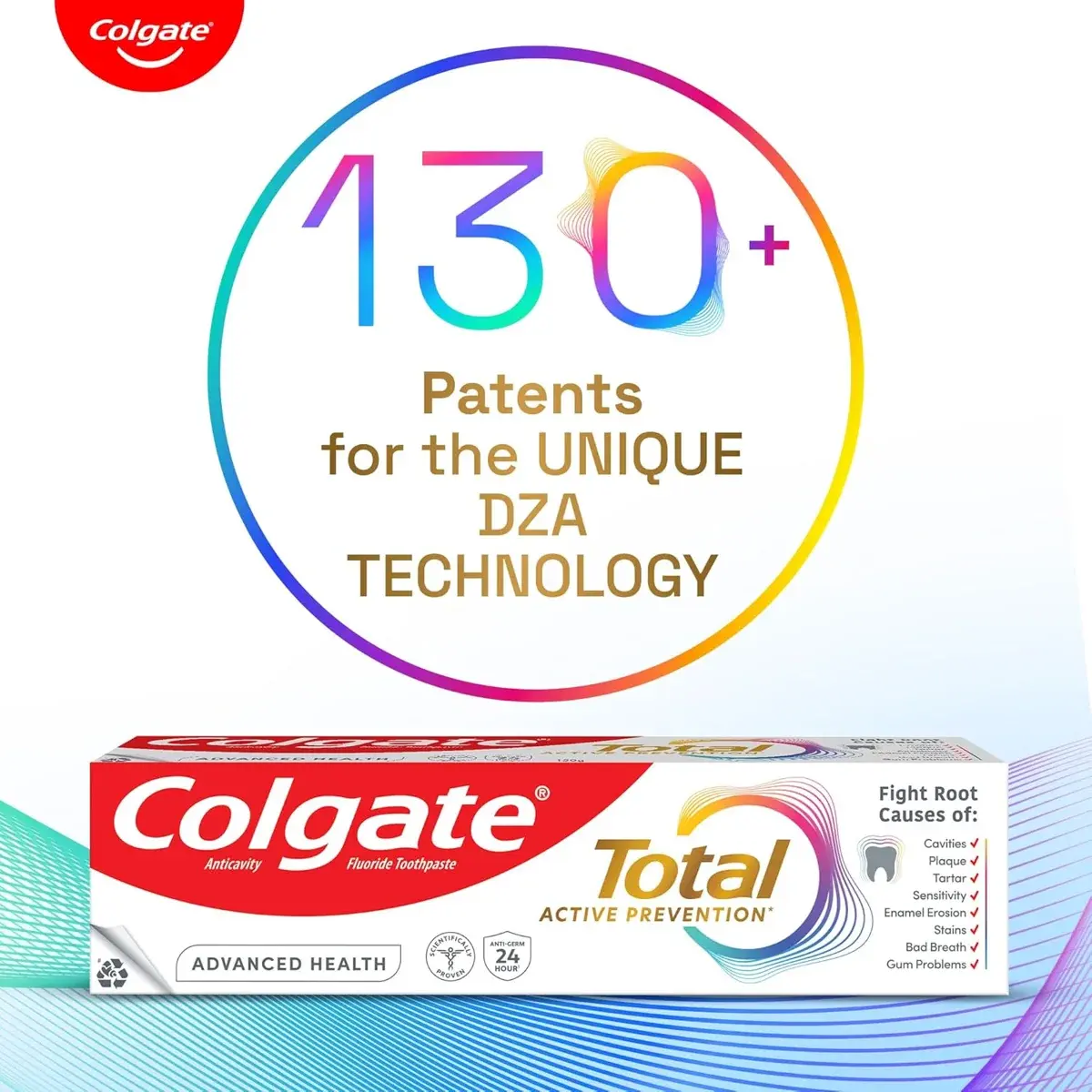 Colgate Total 80gm Advanced Health Antibacterial Toothpaste, image 4