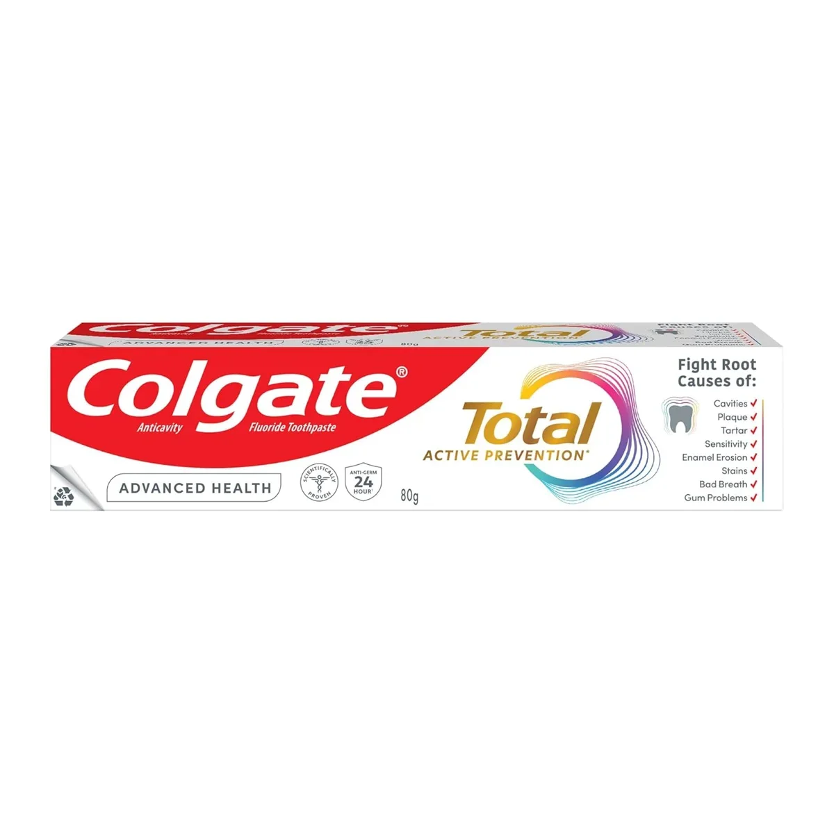 Colgate Total 80gm Advanced Health Antibacterial Toothpaste,