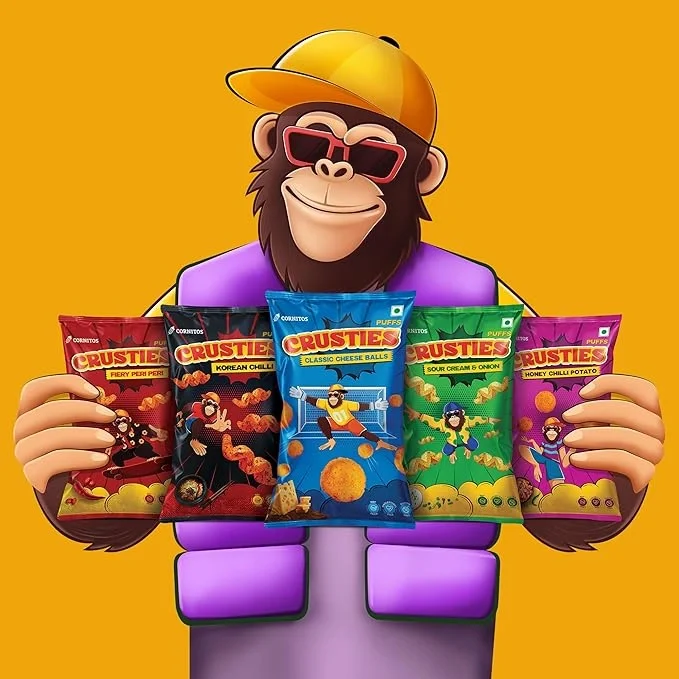  Cornitos Crusties puffs Classic Cheese flavour (Ball) 45 g image 4