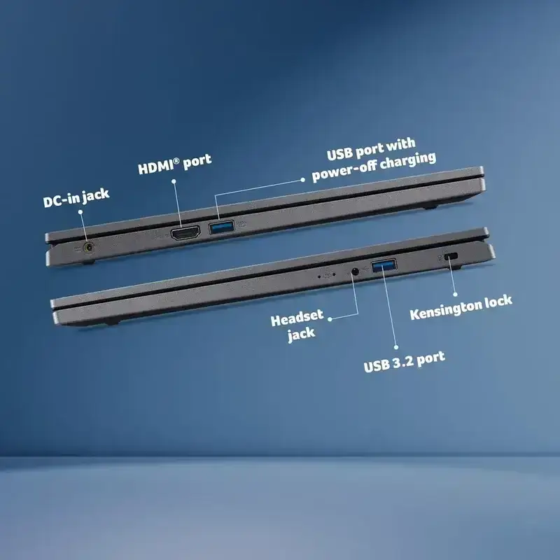 Acer Aspire 5 A515-58P, Intel Core i3-1315U 13th Gen Processor, 8GB LPDDR5 RAM, 512GB NVMe SSD, Windows 11 Home, Display Display 15.6"/39.62 cm Full HD 1920 x 1080, 1 Year Warranty image 6