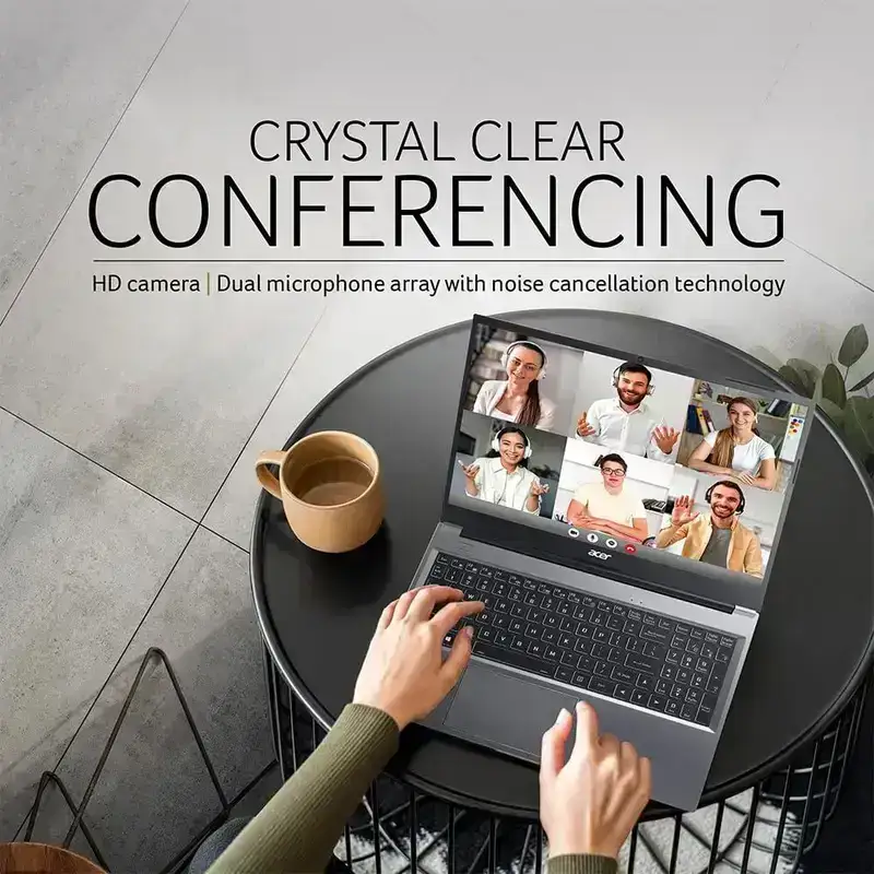 Acer Aspire Lite AL15-52H, Intel Core i5-12450H 12th gen Processor, 16 GB LPDDR5, 1TB PCIe NVMe, 15.6"/39.62 cm, Windows 11 Home, MSO, Pure Silver, 1.70 kg, Backlit Keyboard, 1 Year Warranty image 12