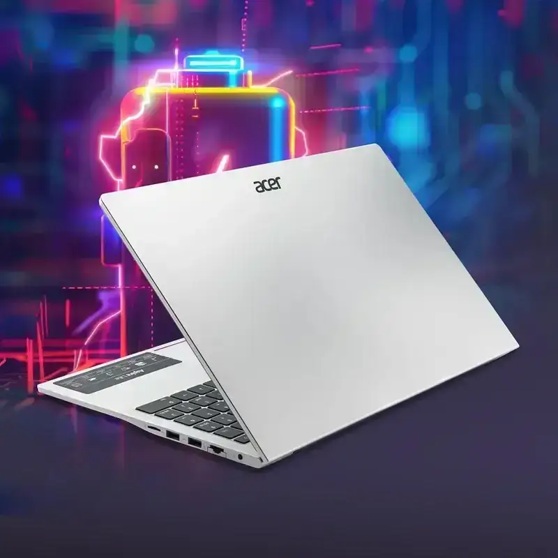 acer Aspire Lite AL15-52H, Intel Core i7-12650H 12th gen Processor, 16 GB LPDDR5, 1TB PCIe NVMe, 15.6"/39.62 cm, Windows 11 Home, MSO, Pure Silver, 1.70 kg, Backlit Keyboard, 1 Year Warranty image 3