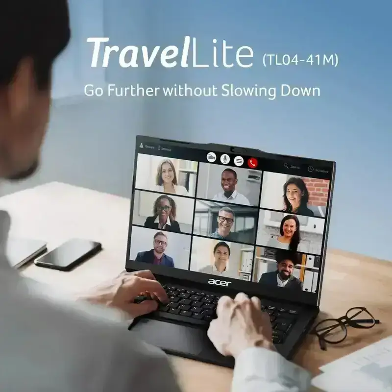 acer TravelLite Smart FHD TL04-51M, Intel Core i5 1334u 13th Gen Processor, 16GB DDR4 Ram, 512GB NVMe SSD, Intel Iris Xe Graphics, Windows 11, MS-Office, Display 14 Inch Full HD 1920 x 1080, 1 Year Warranty image 9