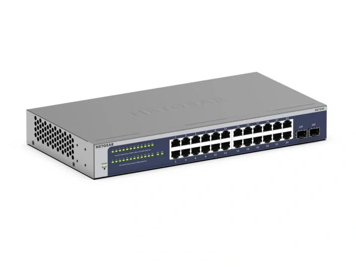 NETGEAR GS724T 24-Port Gigabit Smart Managed Switch with 2 SFP Uplink Ports image 2