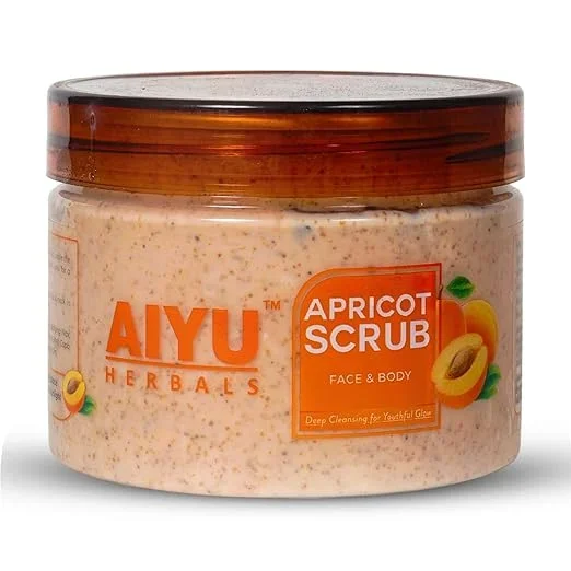 AIYU, Apricot Scrub for Face & Body | Deep Cleansing Scrub 250g