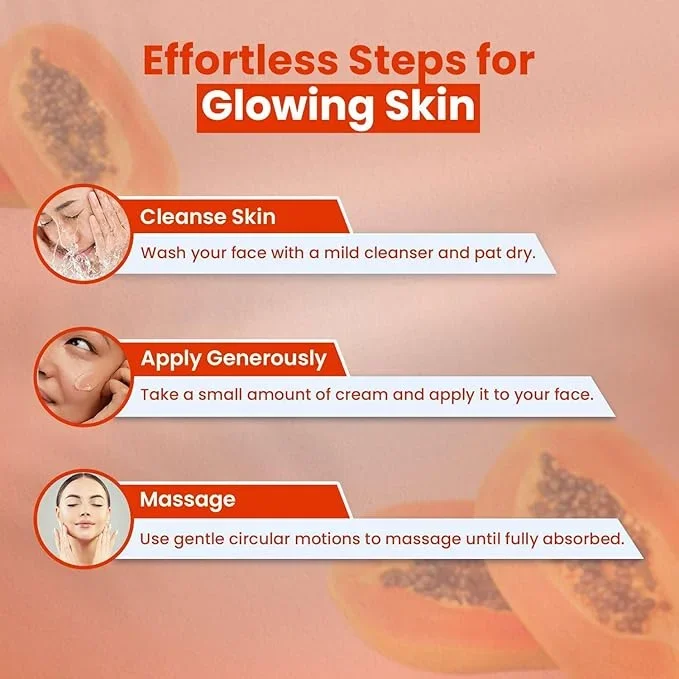 AIYU, Papaya Face Gel | Hydrating & Soothing Gel Moisturizer for Face | Deep Hydration & Oil-Free Formula |Skin Brightening & Repair, 250gm image 2