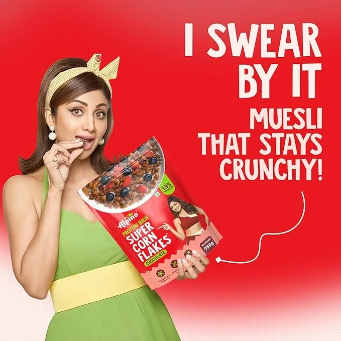  ALPINO Protein-Rich Super Corn Flakes Chocolate 750g - 13% Protein image 5