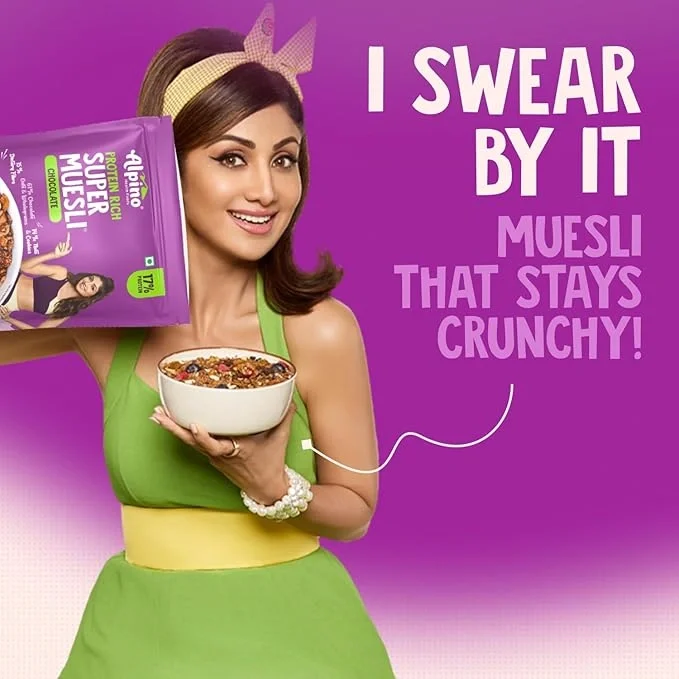  ALPINO Protein-Rich Super Muesli Chocolate 400g – 61% Whole Grains image 3