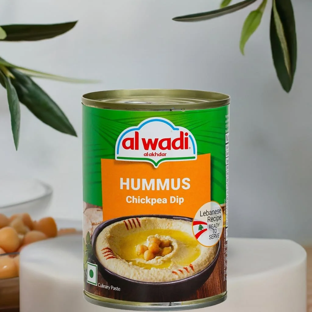 Al Wadi Hummus Chickpea Dip 400g, Authentic Lebanese Recipe image 2