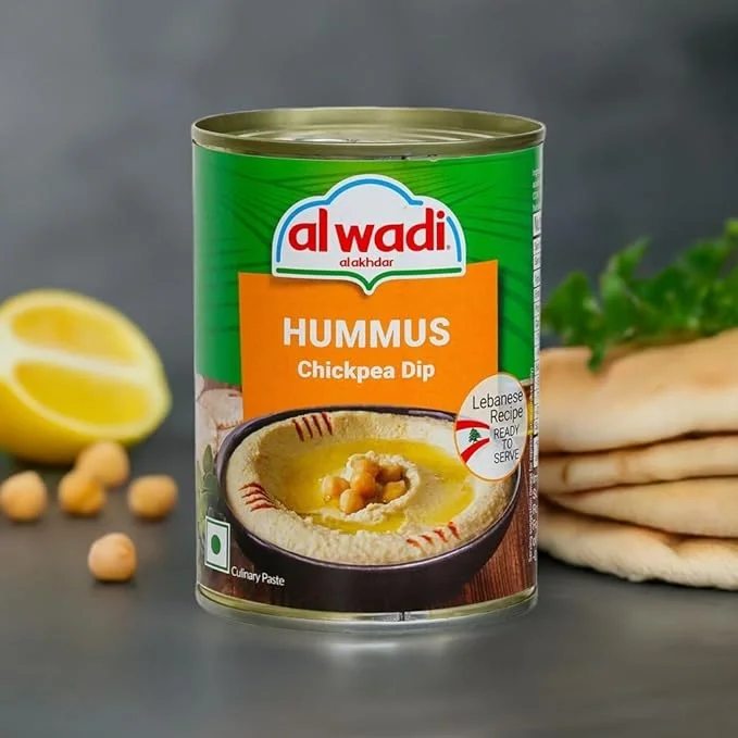 Al Wadi Hummus Chickpea Dip 400g, Authentic Lebanese Recipe image 5