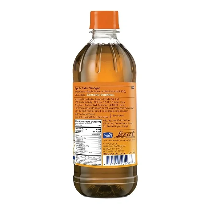 American Garden Apple Cider Vinegar 473ml – Health & Cooking Essential image 5