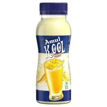 Amul Kool Kesar Milk 180ml | Refreshing Saffron Drink image 2