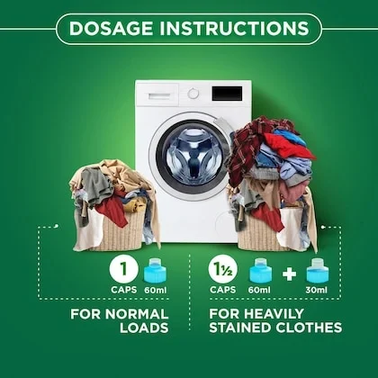 Ariel Power Gel Liquid Detergent for Front Load – 3kg image 3