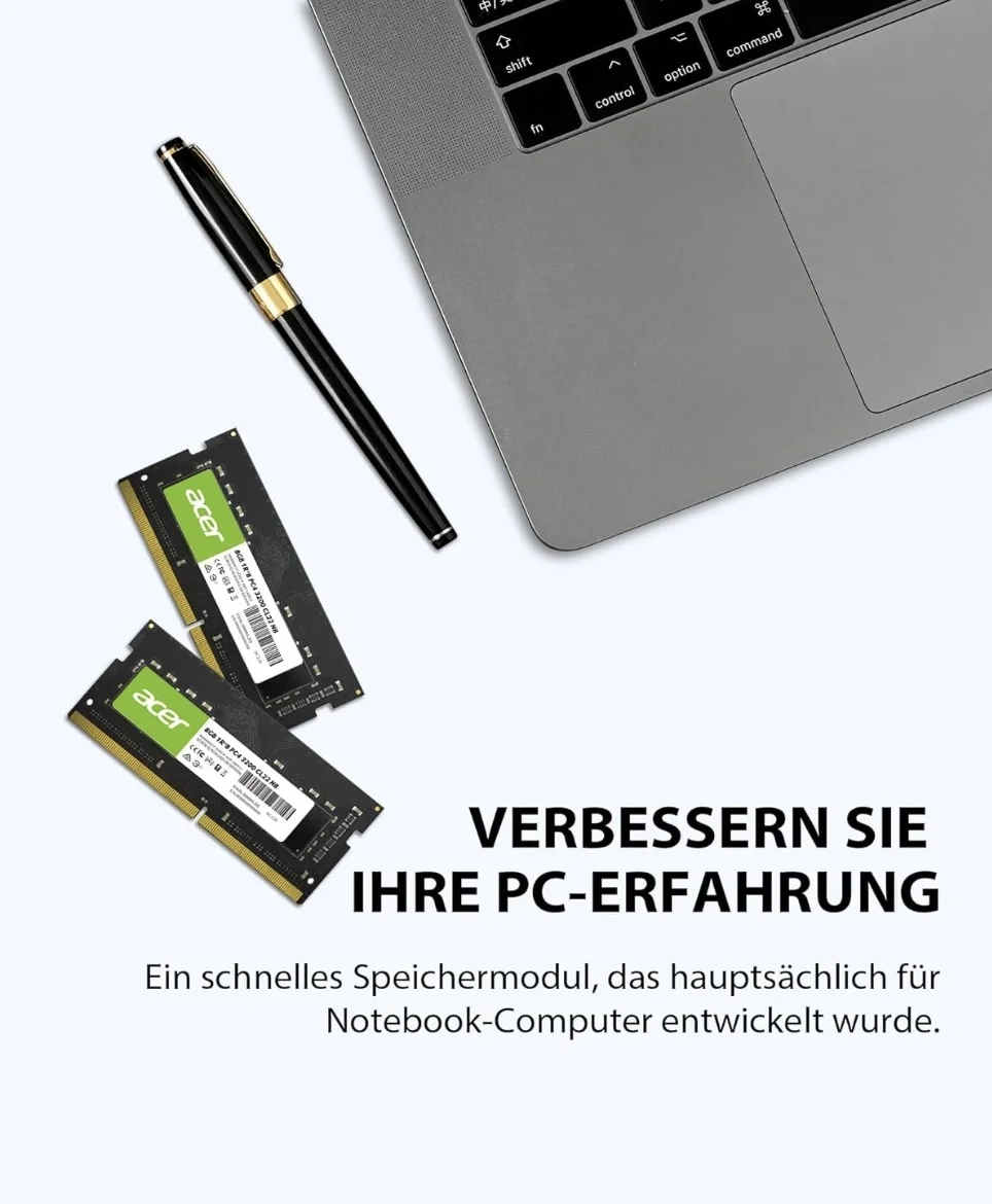 Acer SD100 8GB 3200 MHz DDR4 Laptop Memory - BL.9BWWA.206 image 4