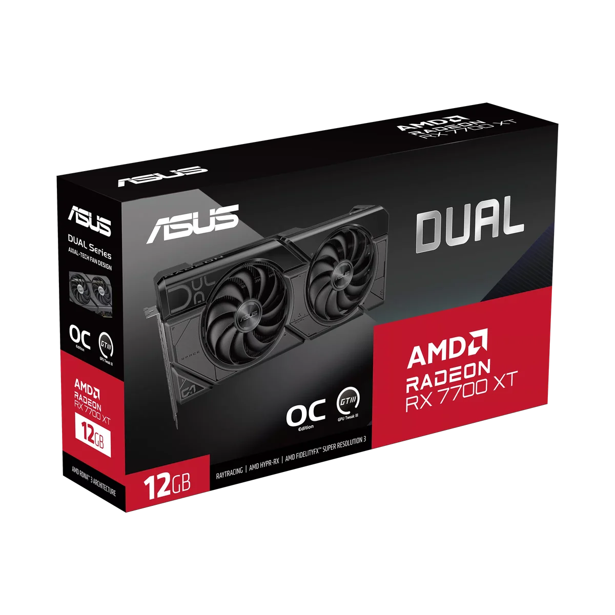 ASUS Dual RX 7700 XT OC Edition 12GB GDDR6 PCIe 4.0, HDMI 2.1, DisplayPort 2.1 Graphics Card image 11