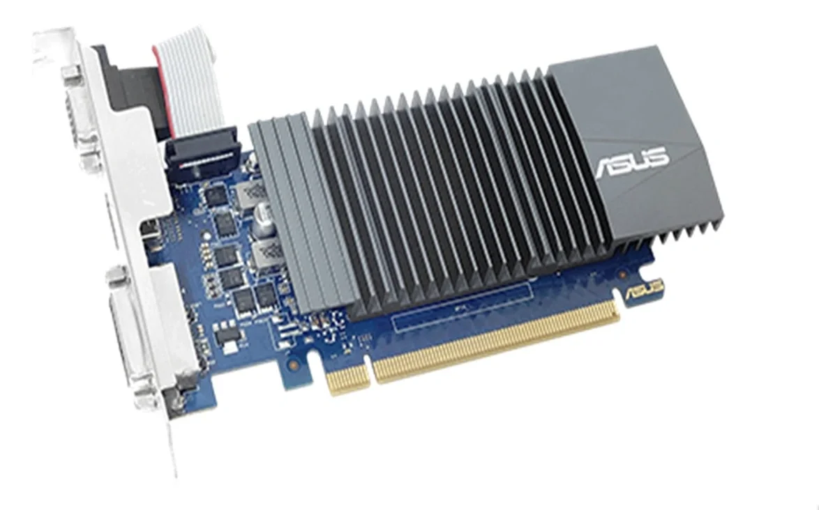 ASUS pci_e GeForce GT710 2GB GDDR5 64-Bit 0db Low Profile Graphics Card image 3
