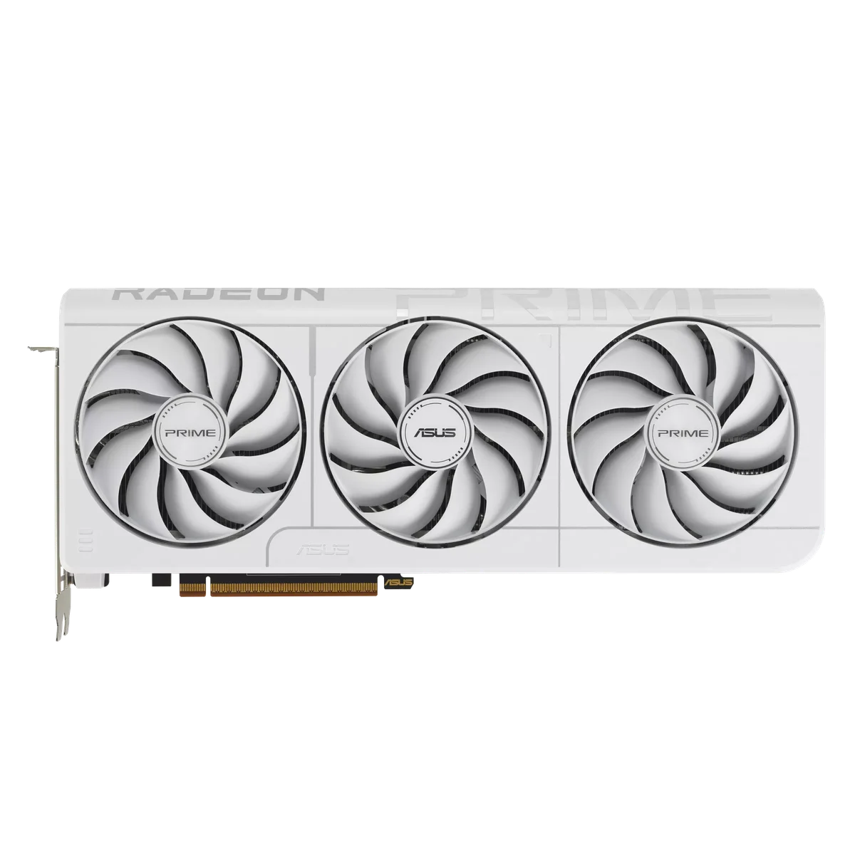 ASUS Prime Radeon RX 9070 XT White OC Edition 16GB GDDR6 Gaming Graphics Card (AMD Radeon RX9070XT RDNA 4, 2.5-Slot, PCIe 5.0, 1x HDMI 2.1b, 3X DisplayPort 2.1a, White, PRIME-RX9070XT-O16G-WHITE) image 3