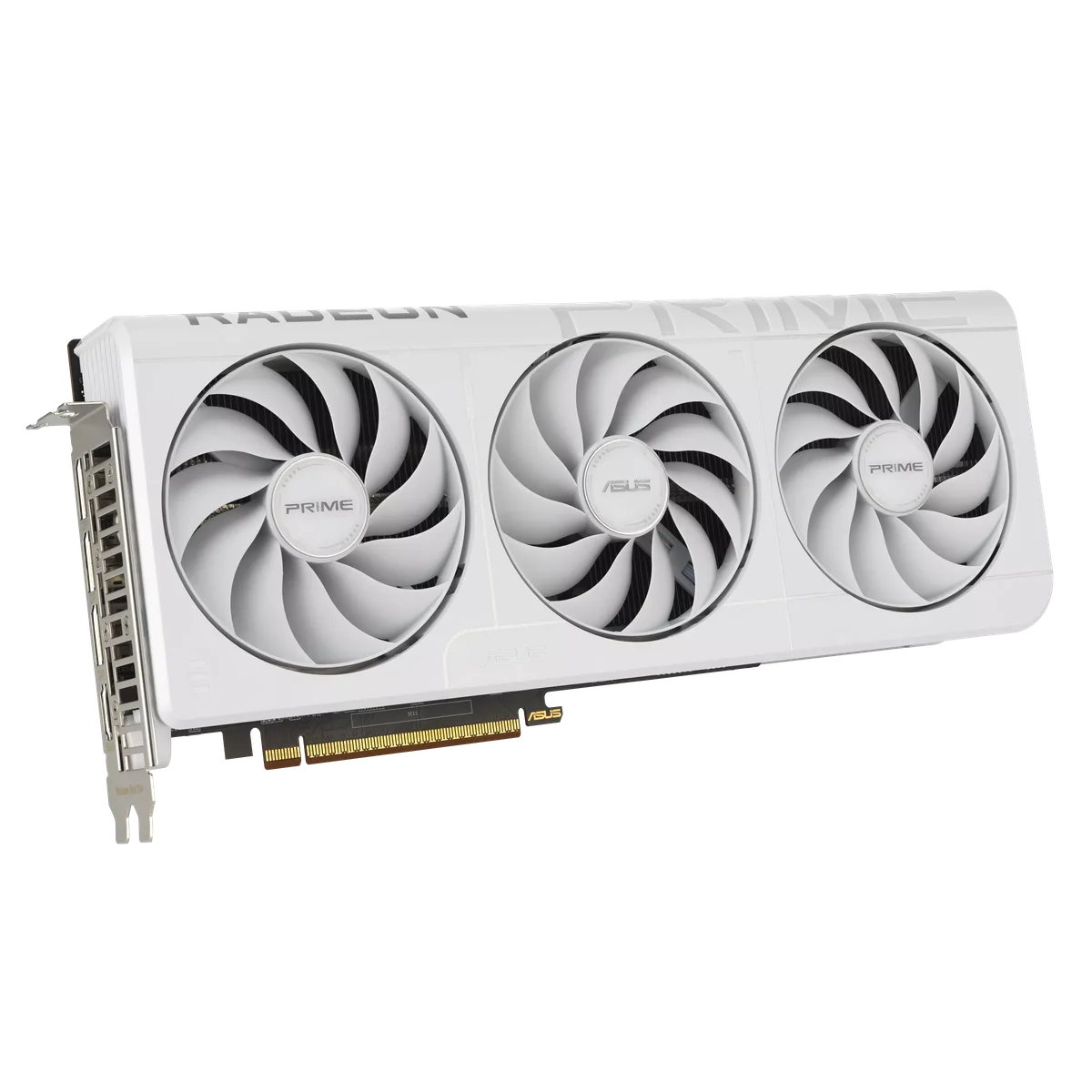 ASUS Prime Radeon RX 9070 XT White OC Edition 16GB GDDR6 Gaming Graphics Card (AMD Radeon RX9070XT RDNA 4, 2.5-Slot, PCIe 5.0, 1x HDMI 2.1b, 3X DisplayPort 2.1a, White, PRIME-RX9070XT-O16G-WHITE) image 5