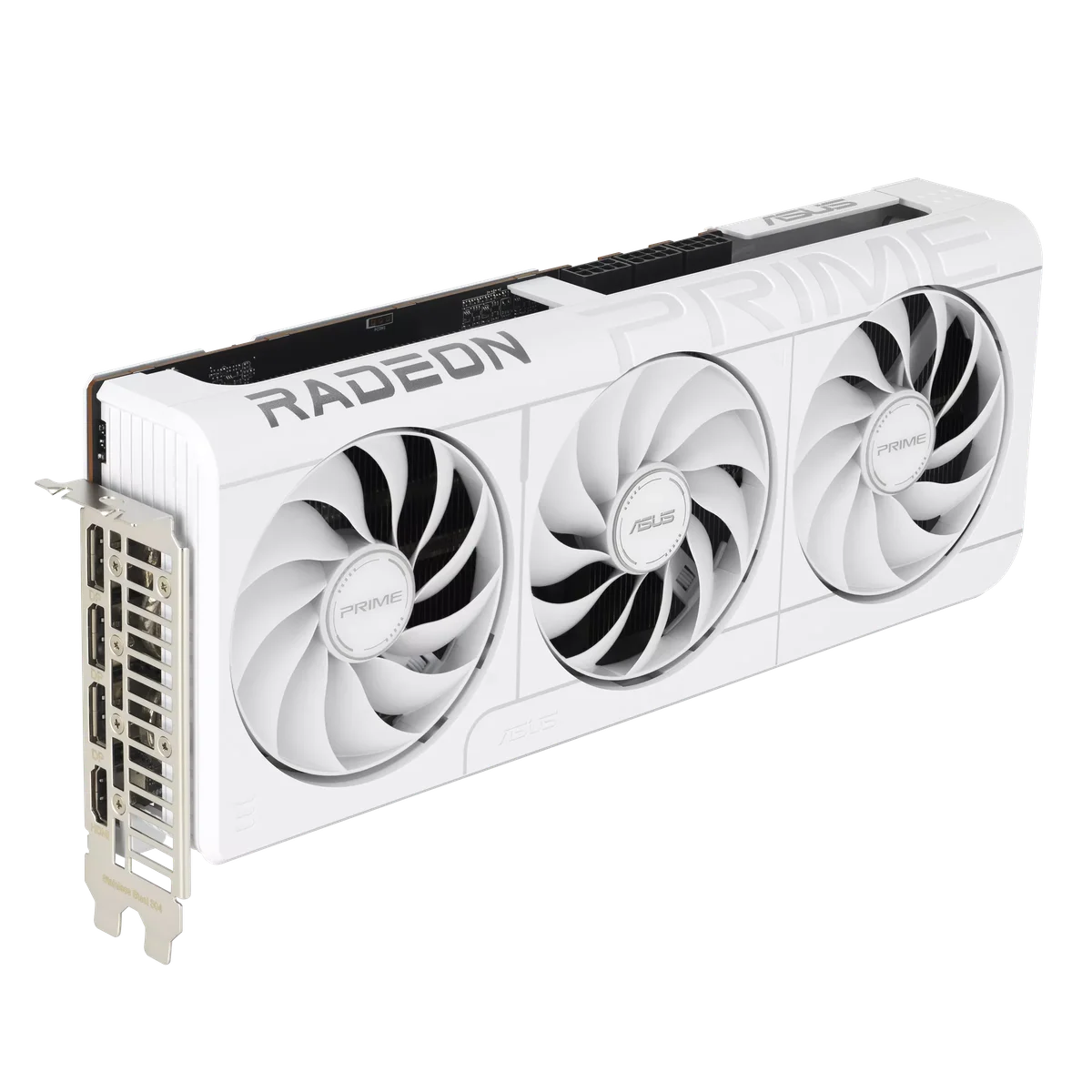 ASUS Prime Radeon RX 9070 XT White OC Edition 16GB GDDR6 Gaming Graphics Card (AMD Radeon RX9070XT RDNA 4, 2.5-Slot, PCIe 5.0, 1x HDMI 2.1b, 3X DisplayPort 2.1a, White, PRIME-RX9070XT-O16G-WHITE) image 6