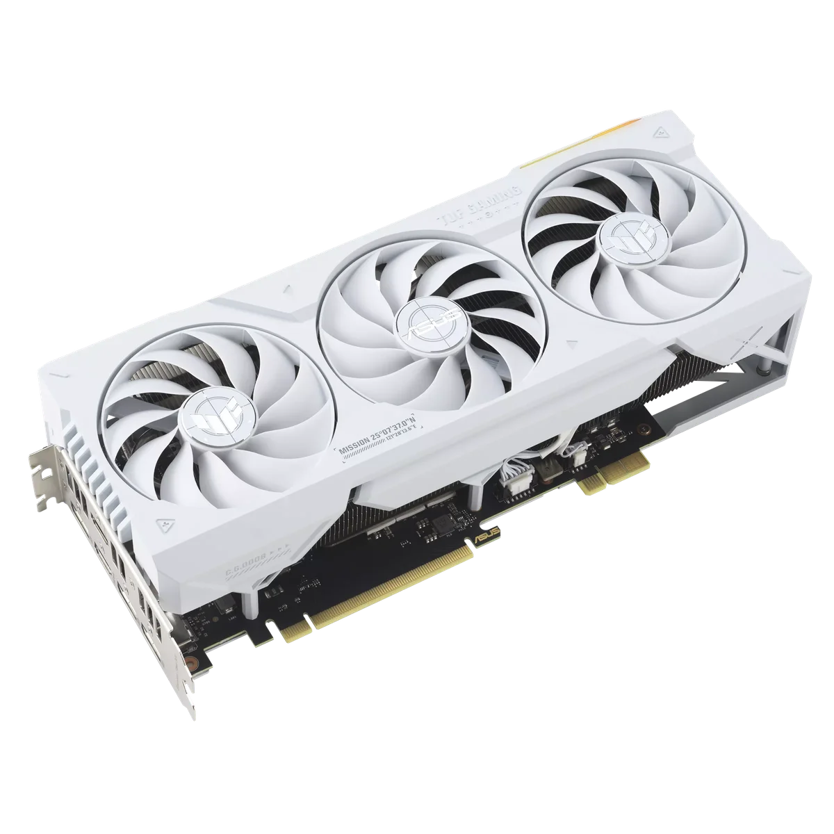 ASUS TUF Gaming GeForce RTX™ 4070 Ti SUPER BTF White OC Edition 16GB GDDR6X with DLSS3, innovative PCIe high-power connector and enhanced durability. image 3