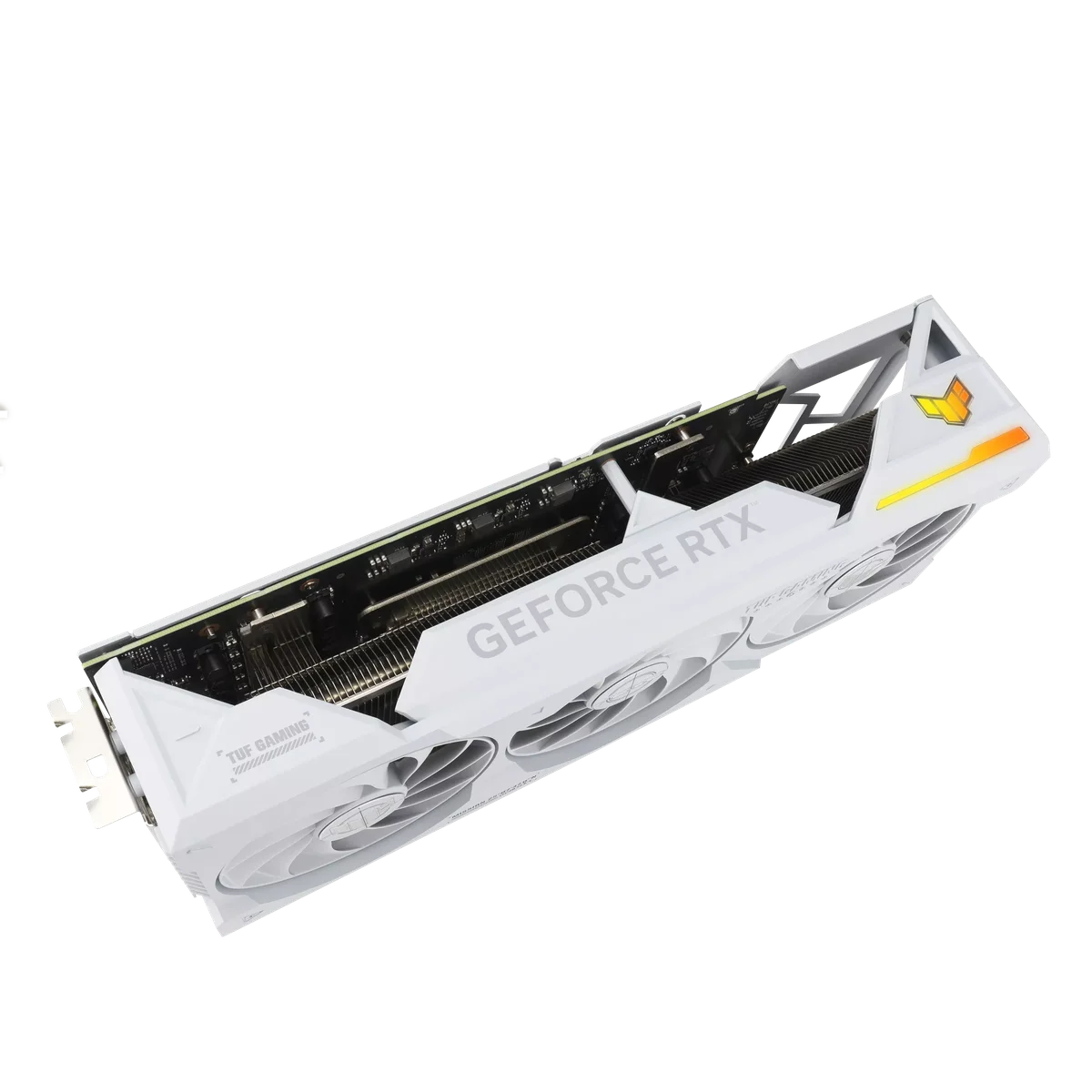ASUS TUF Gaming GeForce RTX™ 4070 Ti SUPER BTF White OC Edition 16GB GDDR6X with DLSS3, innovative PCIe high-power connector and enhanced durability. image 9
