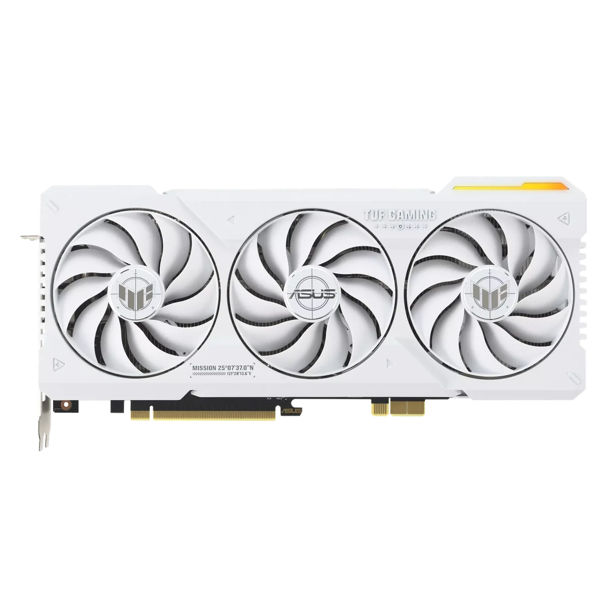 ASUS TUF Gaming GeForce RTX™ 4070 Ti SUPER BTF White OC Edition 16GB GDDR6X with DLSS3, innovative PCIe high-power connector and enhanced durability. image 4