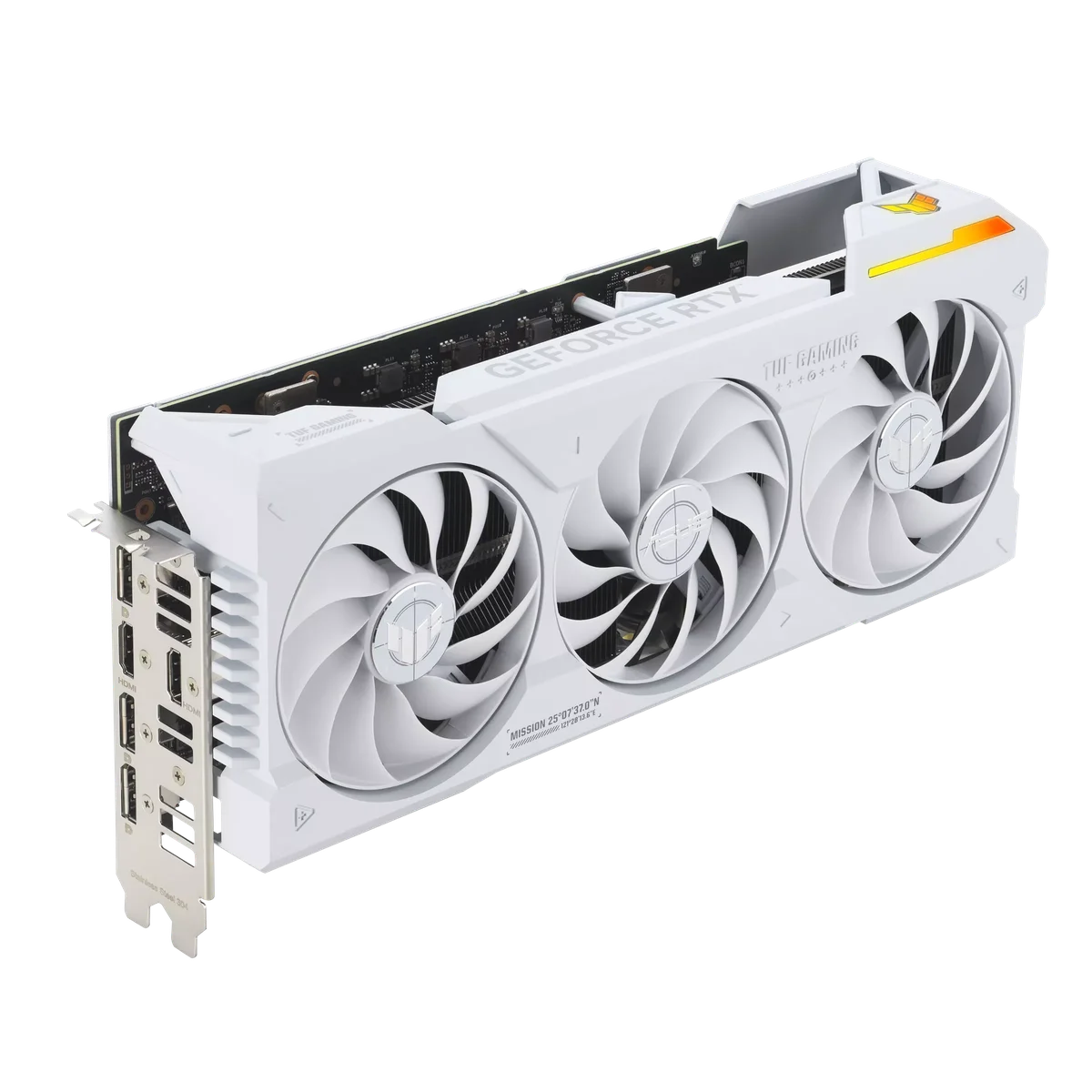 ASUS TUF Gaming GeForce RTX™ 4070 Ti SUPER BTF White OC Edition 16GB GDDR6X with DLSS3, innovative PCIe high-power connector and enhanced durability. image 8
