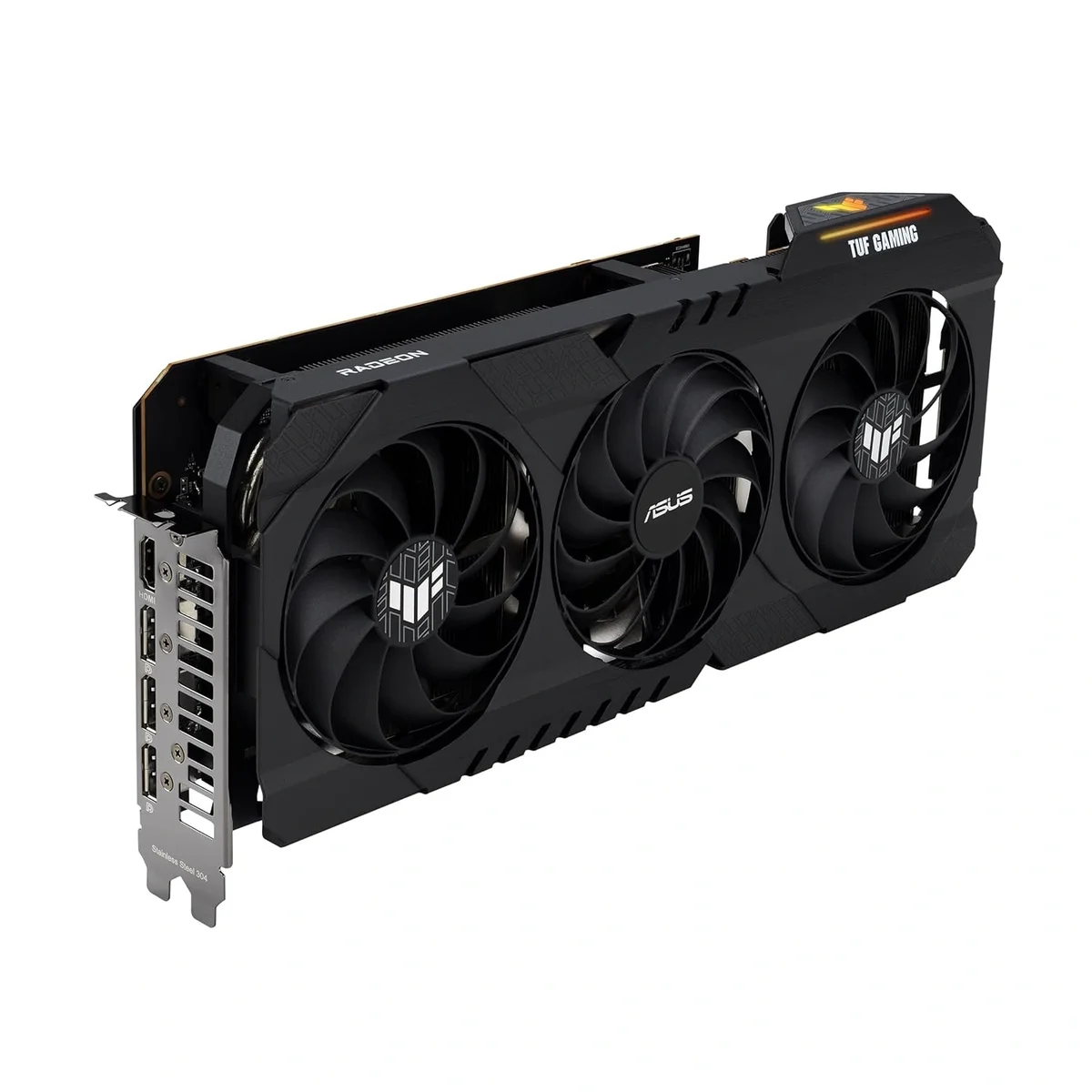 ASUS TUF Gaming AMD Radeon RX 6950 XT OC Edition Graphics Card (PCIe 4.0, 16GB GDDR6, HDMI 2.1, DisplayPort 1.4a, Dual Ball Fan Bearings, All-Aluminum Shroud, Reinforced Frame, GPU Tweak II) image 6