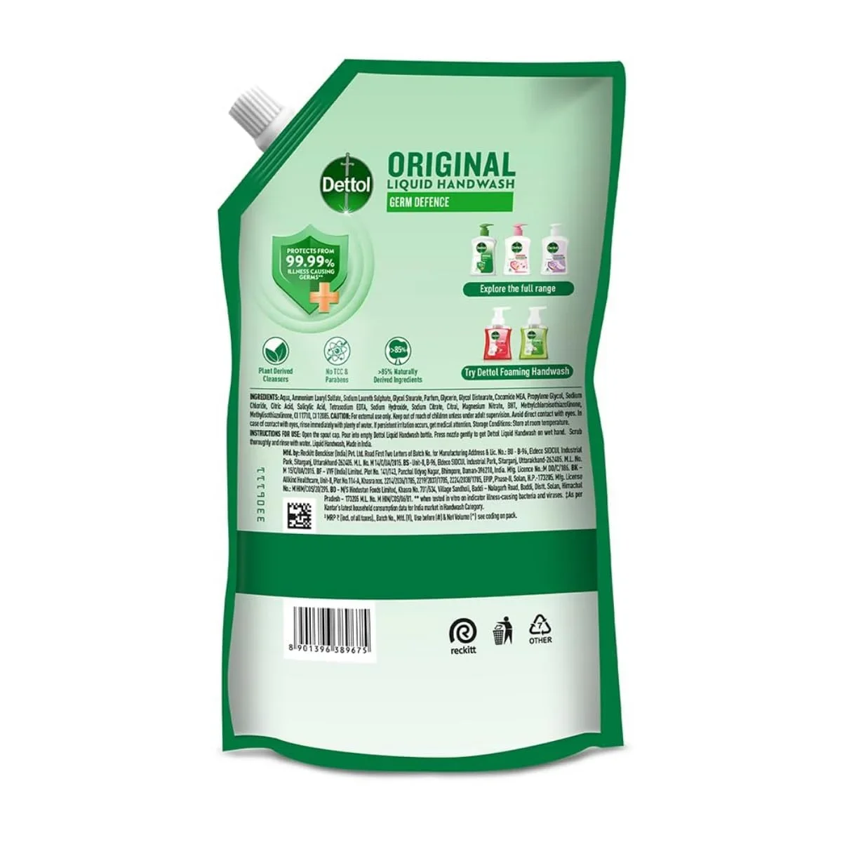 Dettol Liquid Handwash Refill - Original Hand Wash- 675ml image 2