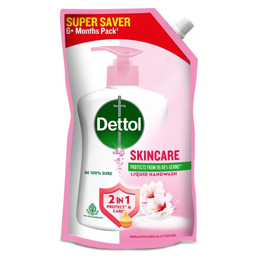 Dettol Skincare Liquid Handwash Refill 675ml – Gentle Care & Hygiene