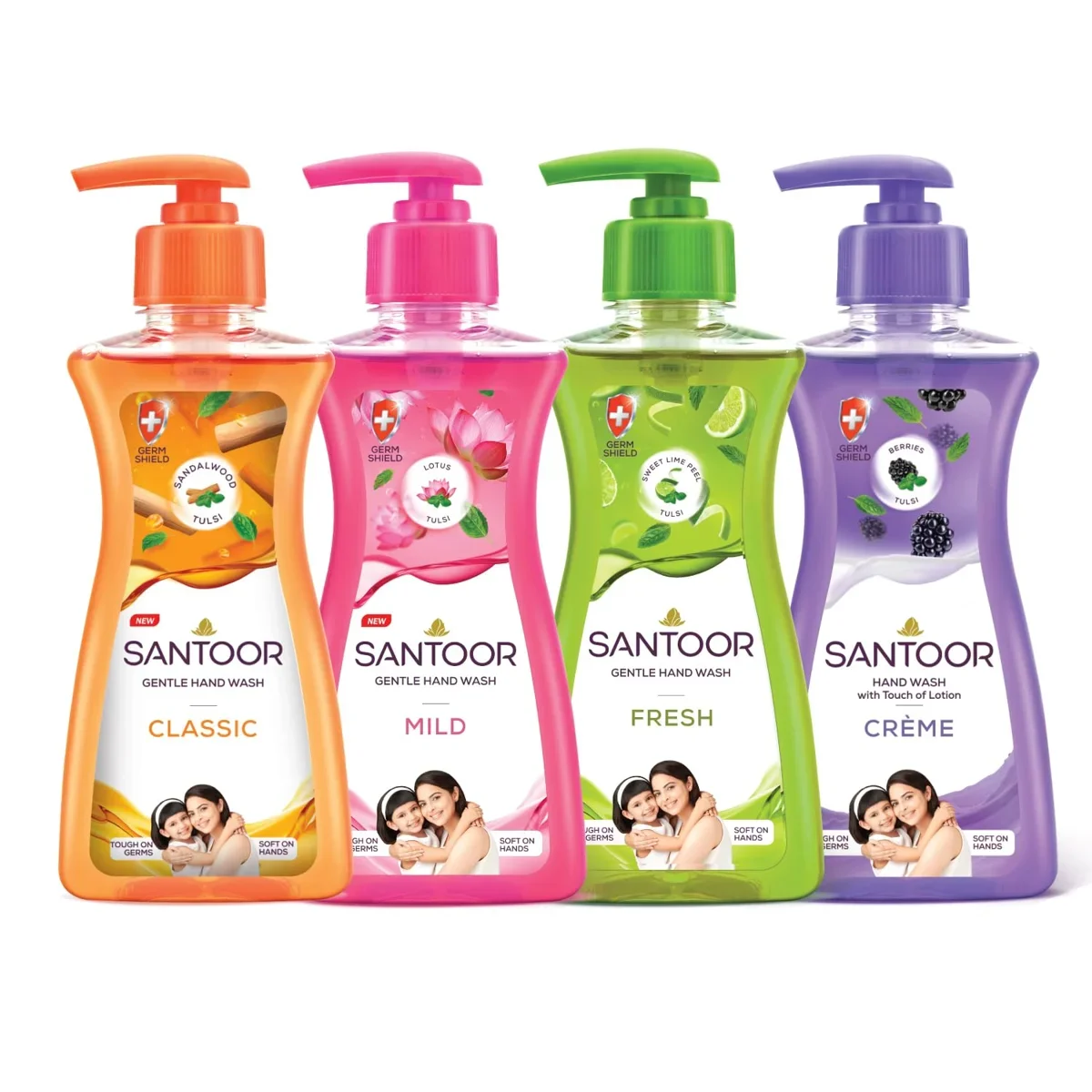 Santoor Mild Gentle Hand Wash 200ml B1G1 – Soft & Gentle Daily Hand Care image 3