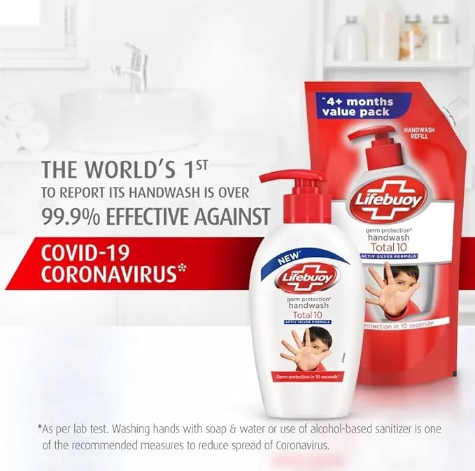 Lifebuoy Total 10 Germ Protection Handwash 675 ml – Buy 1 Get 1 Free image 6