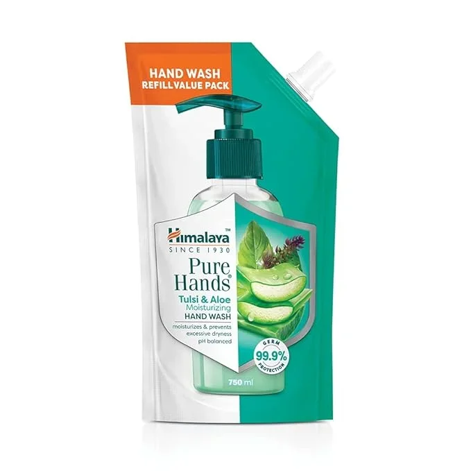 Himalaya Pure Hands, Tulsi and Aloe Hand Wash Refill, 675ml