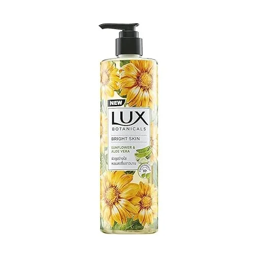 Lux Botanicals Body Wash, Sunflower & Aloe Vera, 450ml