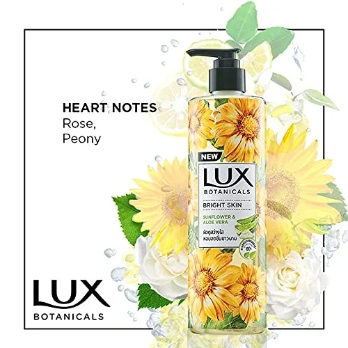 Lux Botanicals Body Wash, Sunflower & Aloe Vera, 450ml image 6