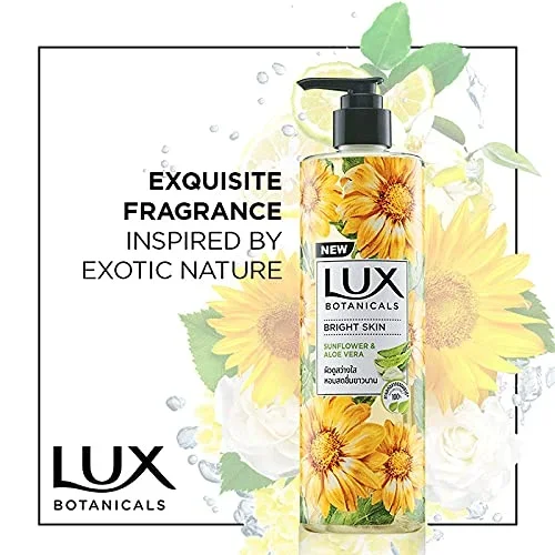 Lux Botanicals Body Wash, Sunflower & Aloe Vera, 450ml image 8