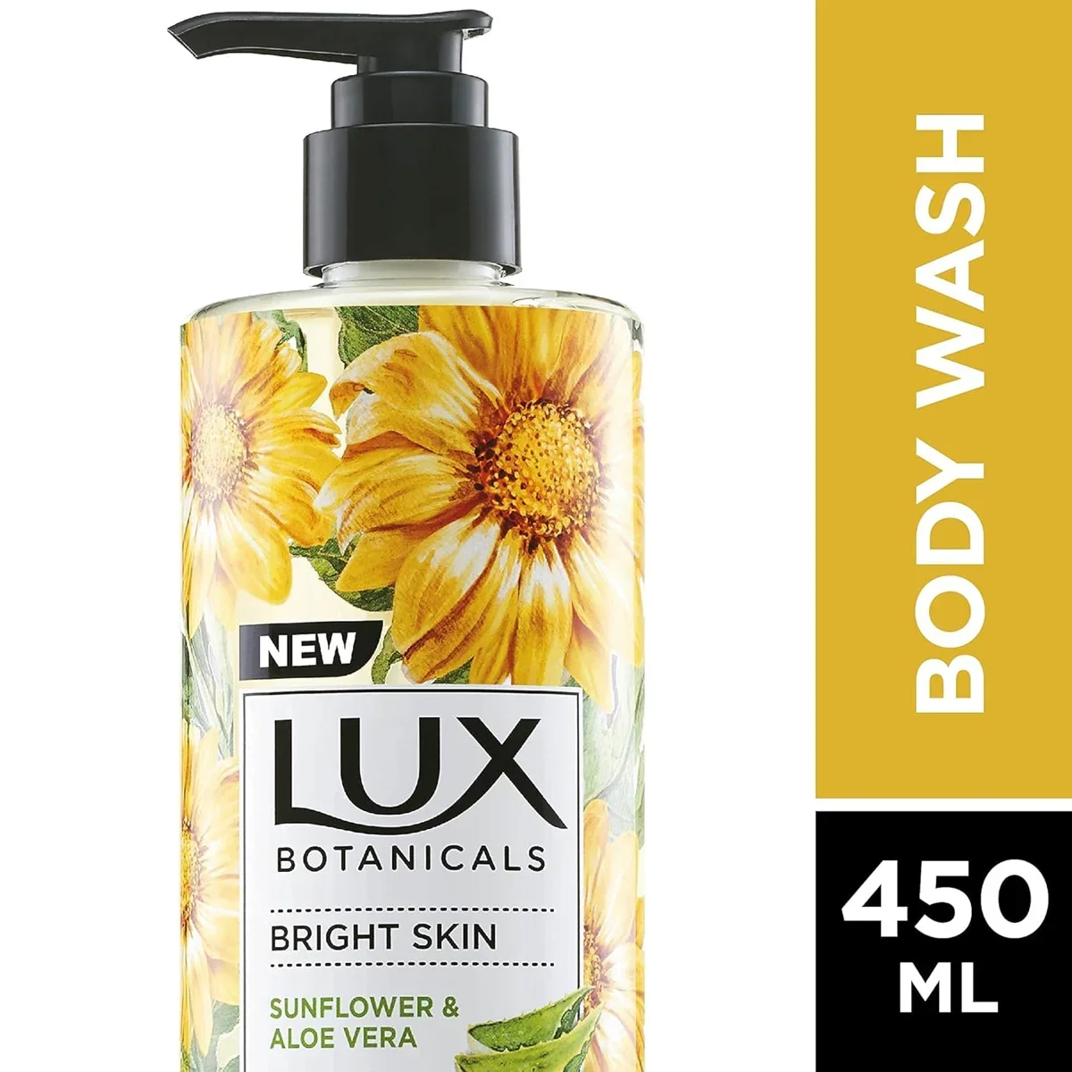 Lux Botanicals Body Wash, Sunflower & Aloe Vera, 450ml image 9
