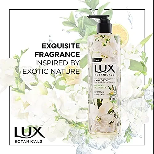 Lux Botanicals Skin Detox Body Wash – Freesia & Tea, 450ml image 7