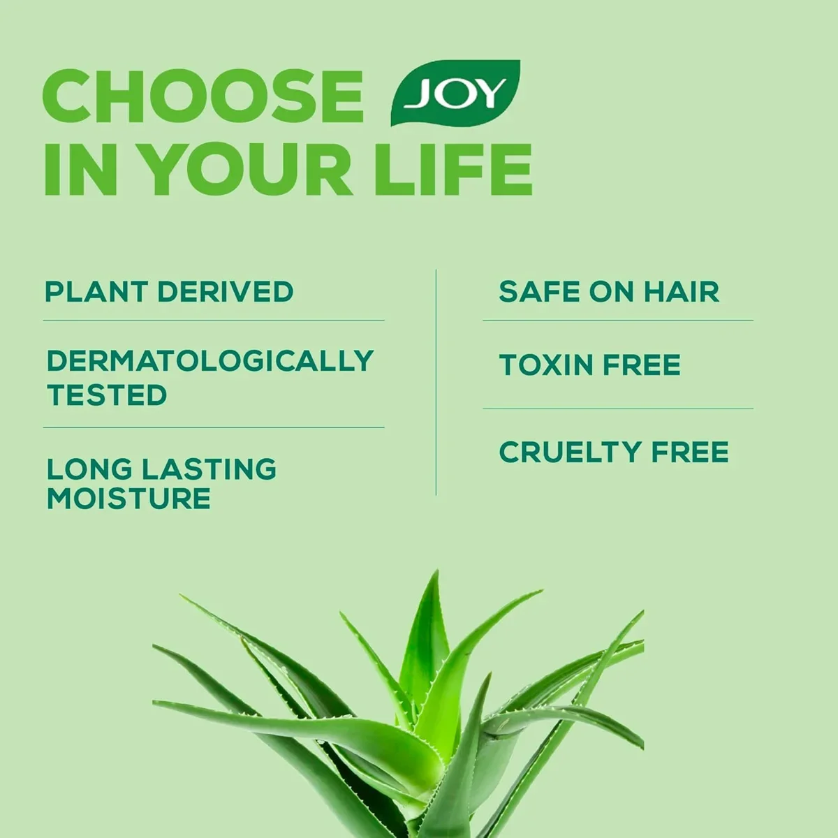 Joy Pure Aloe Light Moisturising Body Lotion, 100ml image 3