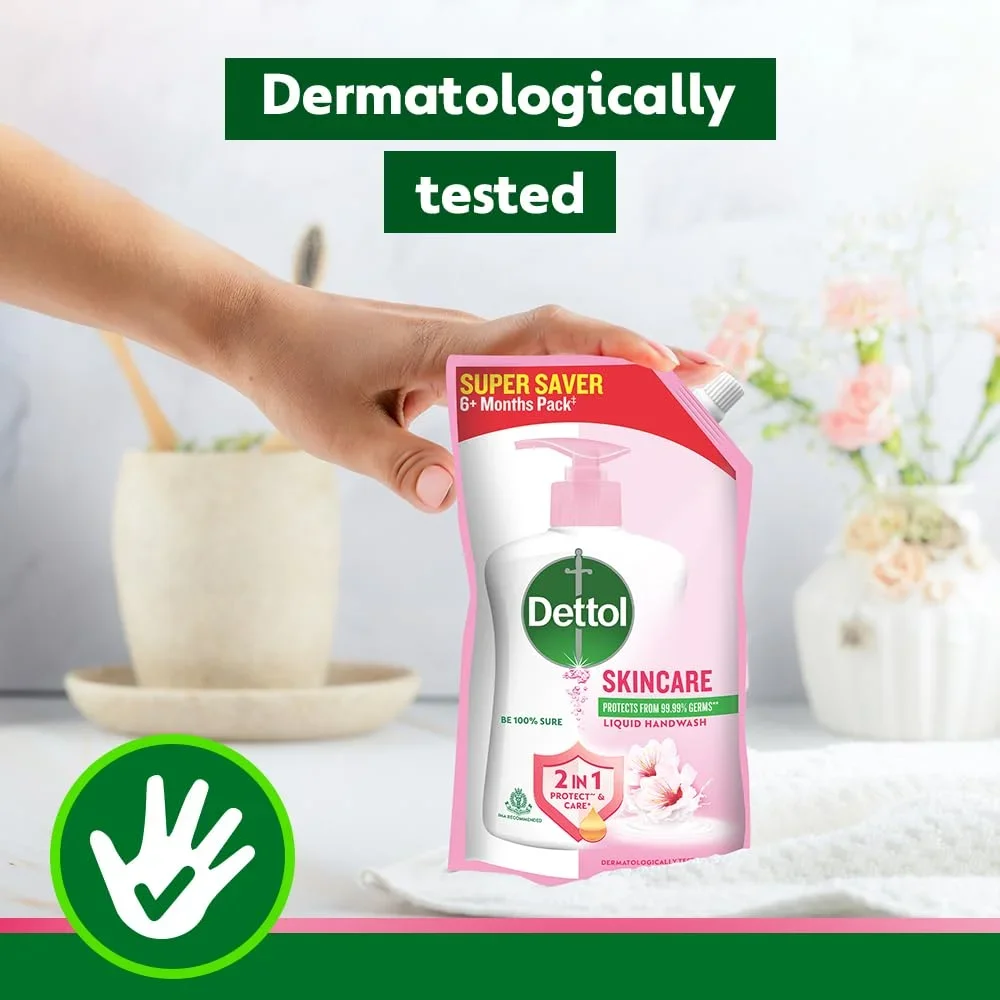 Dettol Skincare Liquid Handwash Refill 675ml – Gentle Care & Hygiene image 7