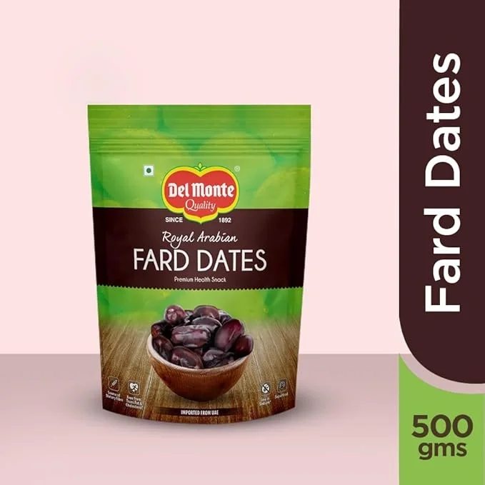 Del Monte Royal Arabian Fard Dates, 500gm, Buy 1 Get 1 Free image 3