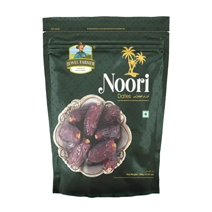 JEWEL FARMER Noori Dates with Dietary Fiber & Protein, 500gm