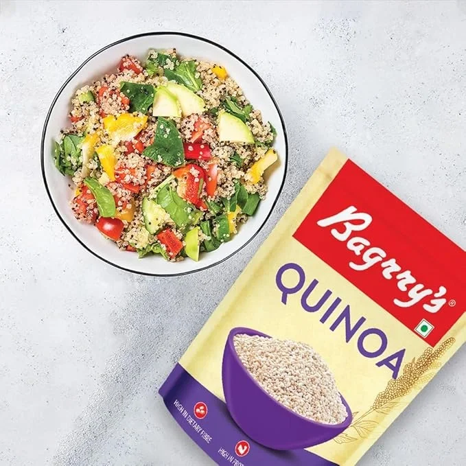  Bagrry’s Quinoa 1kg | Gluten Free Superfood | High Protein & High Fibre Breakfast Cereal | Rice Substitute 1Kg (Buy 1 Get 1) image 5